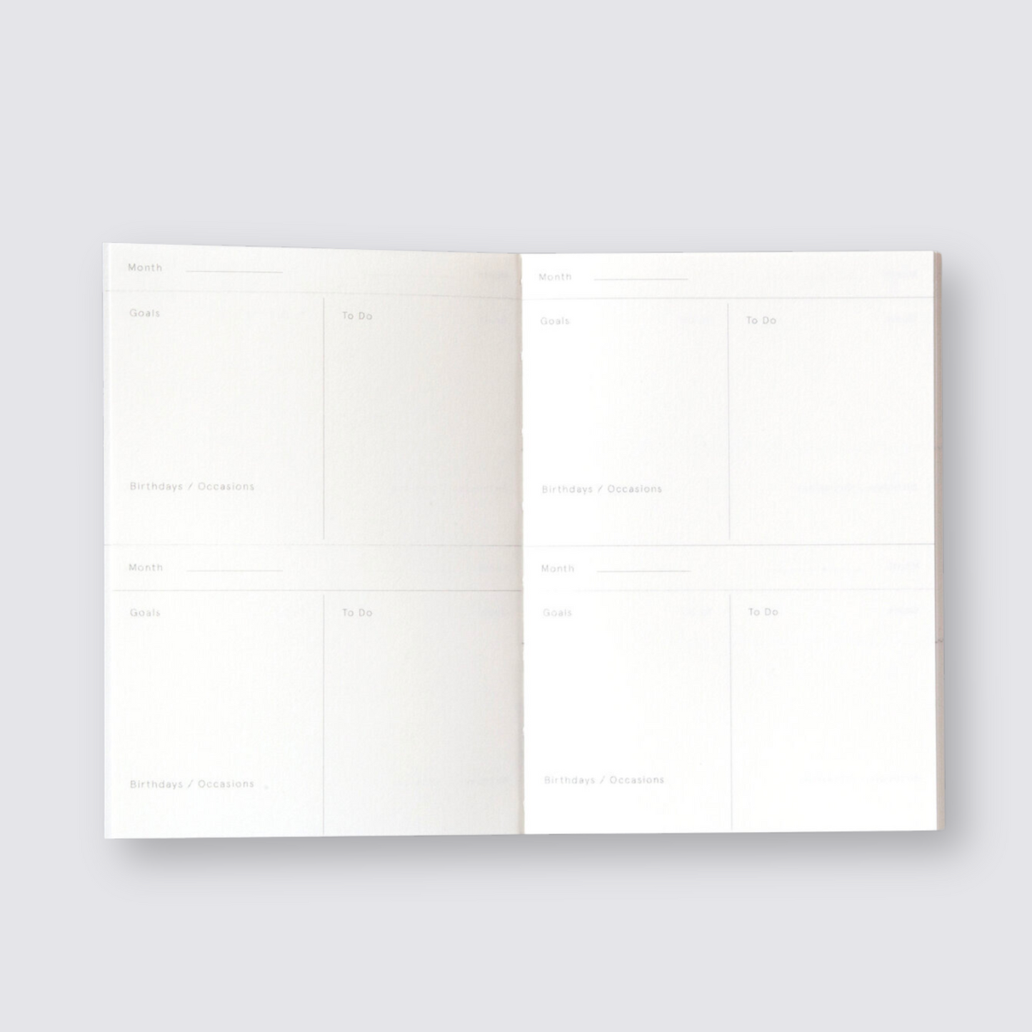 minimal pocket journal