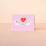 valentines card dogs