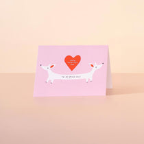 valentines card dogs
