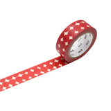 red and white polka dot masking tape