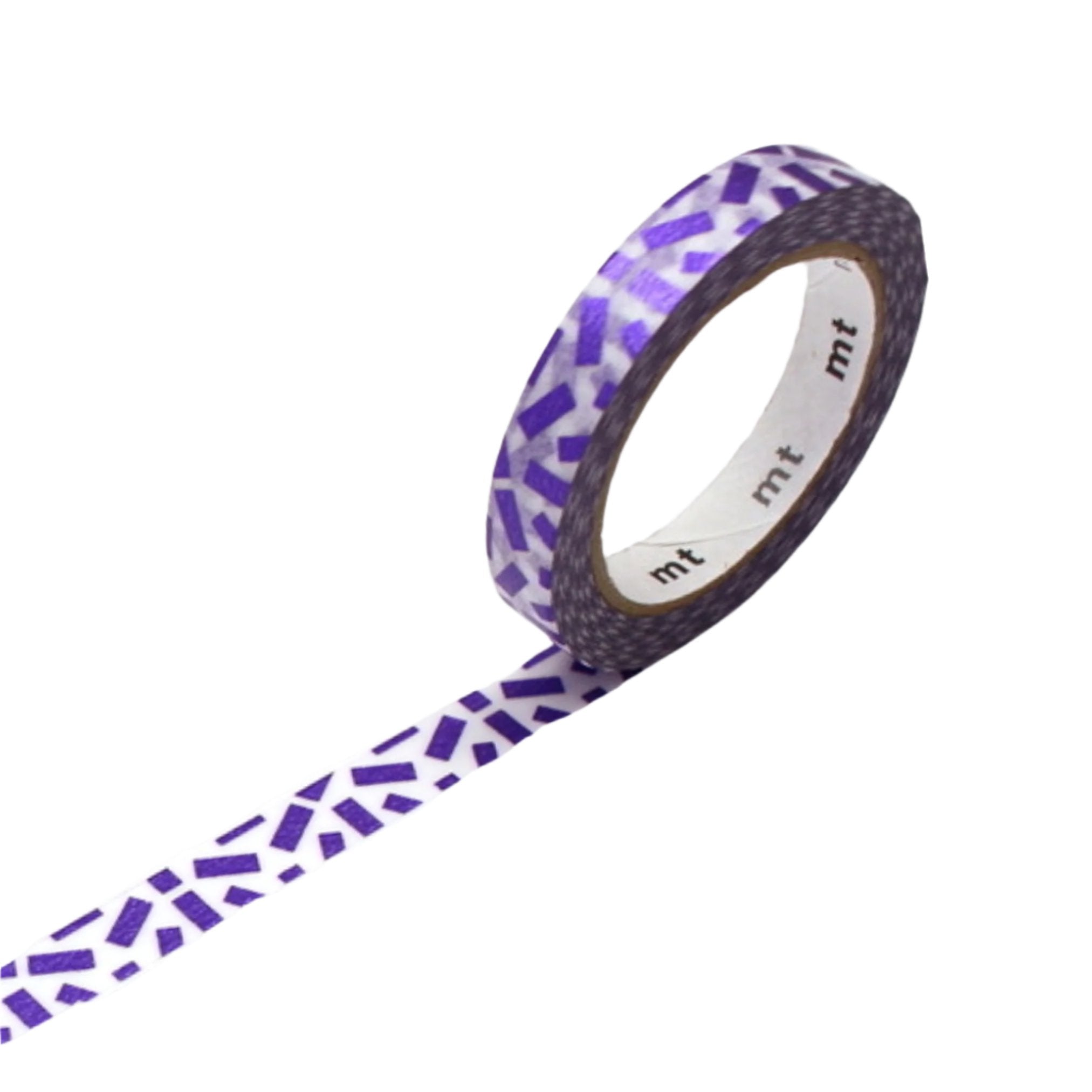 Purple Abstract Shape Masking Tape