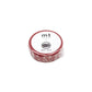 red and white decorative tape