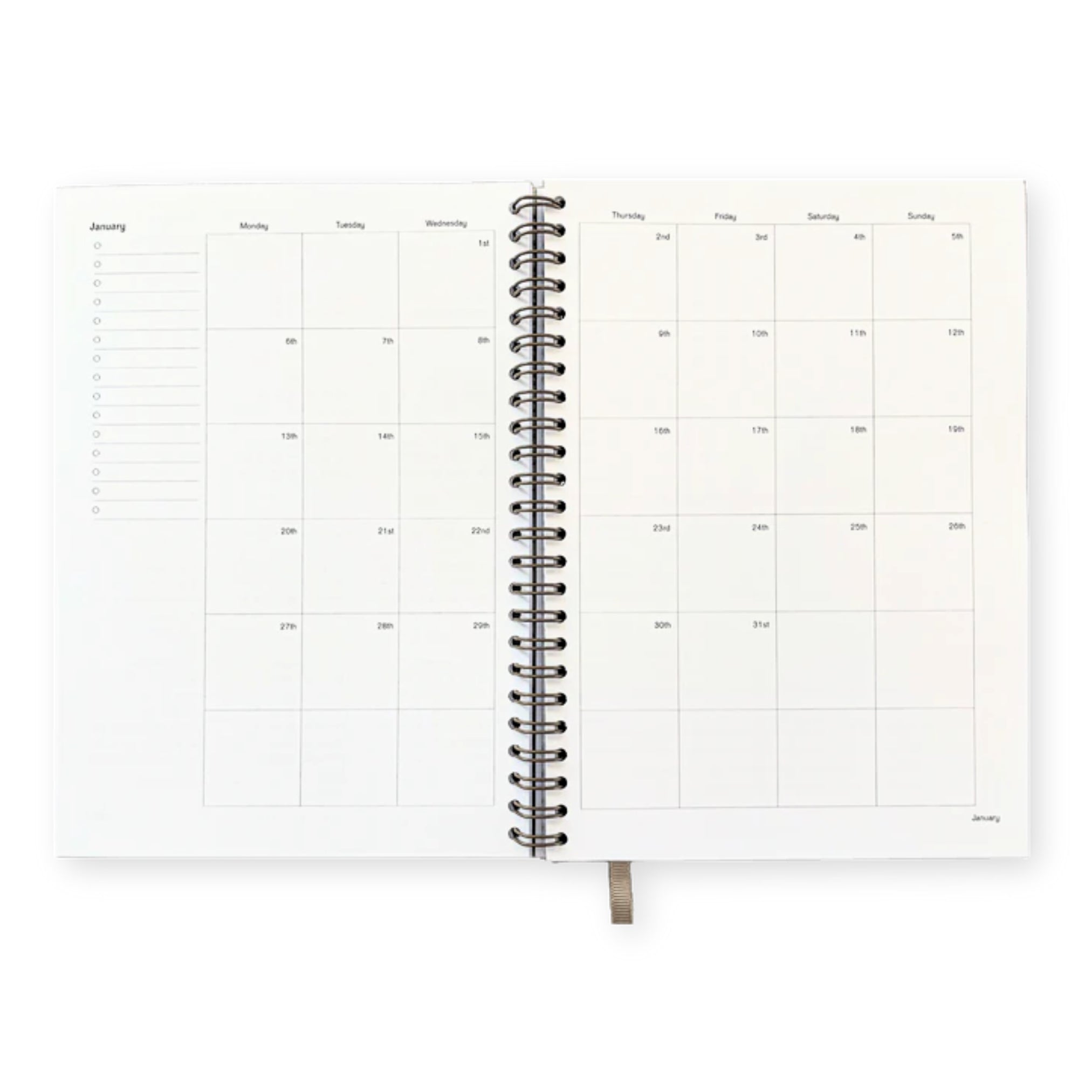 2025 monthly spreads