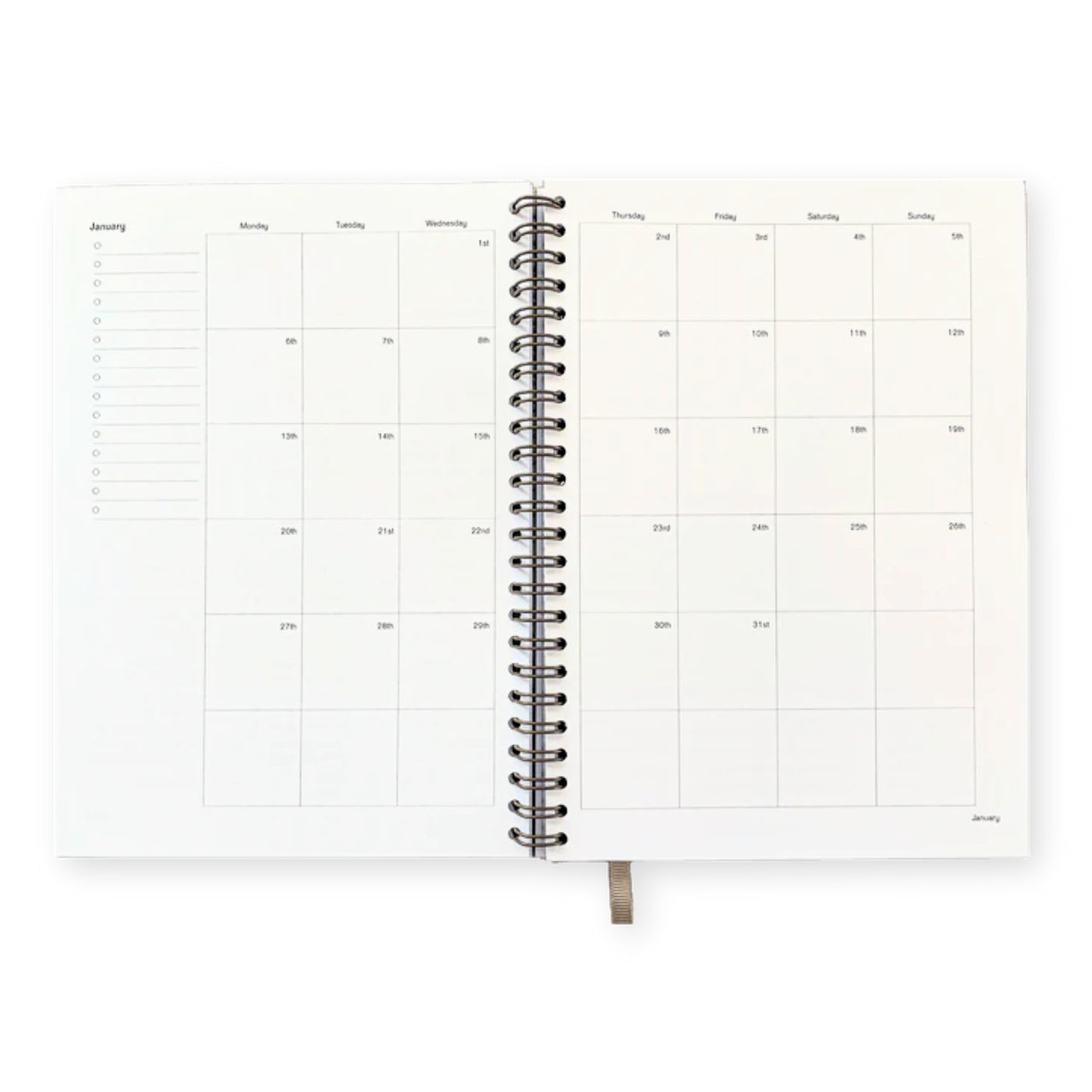 2025 monthly spreads