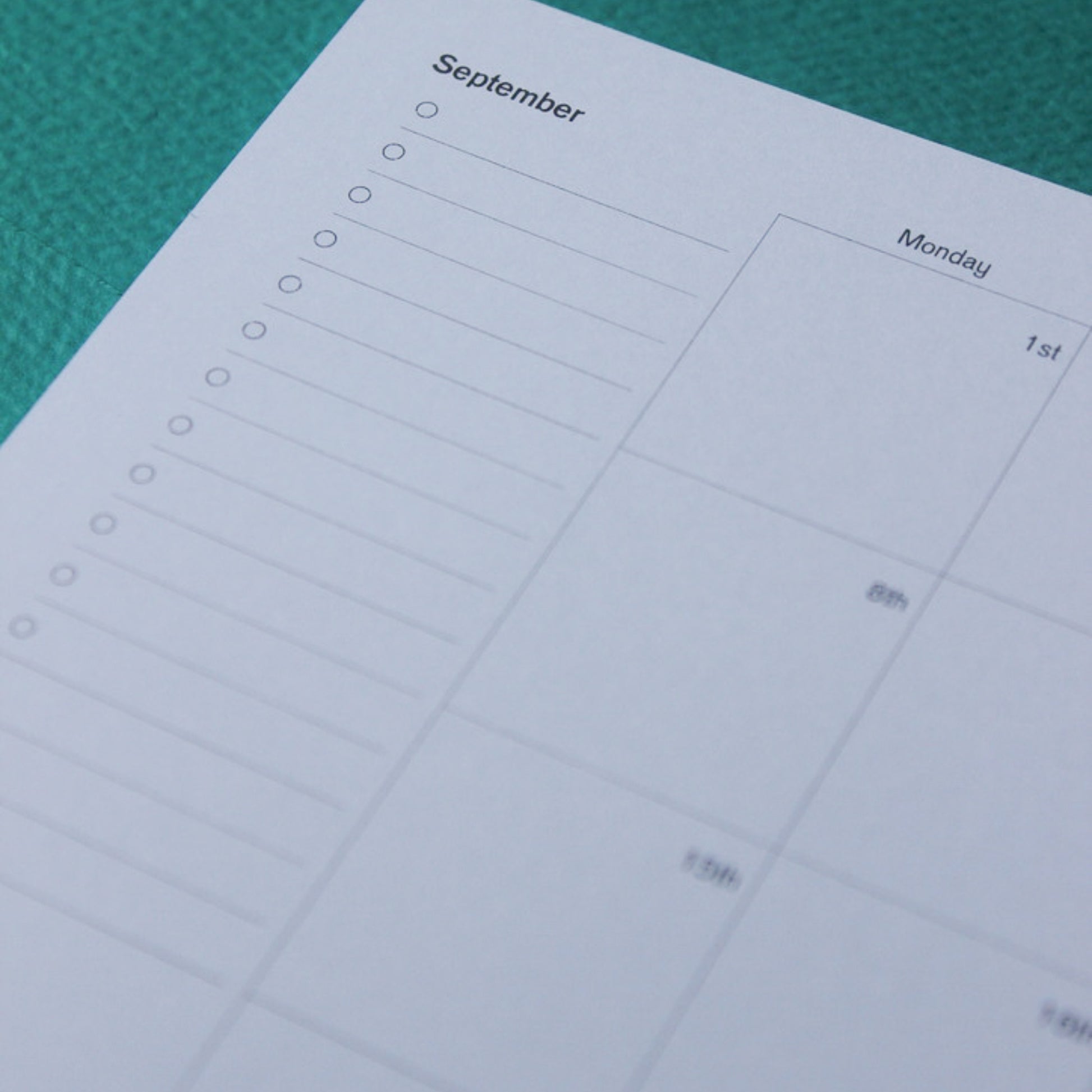 2025 Weekly A5 Diary - Mulberry Red
