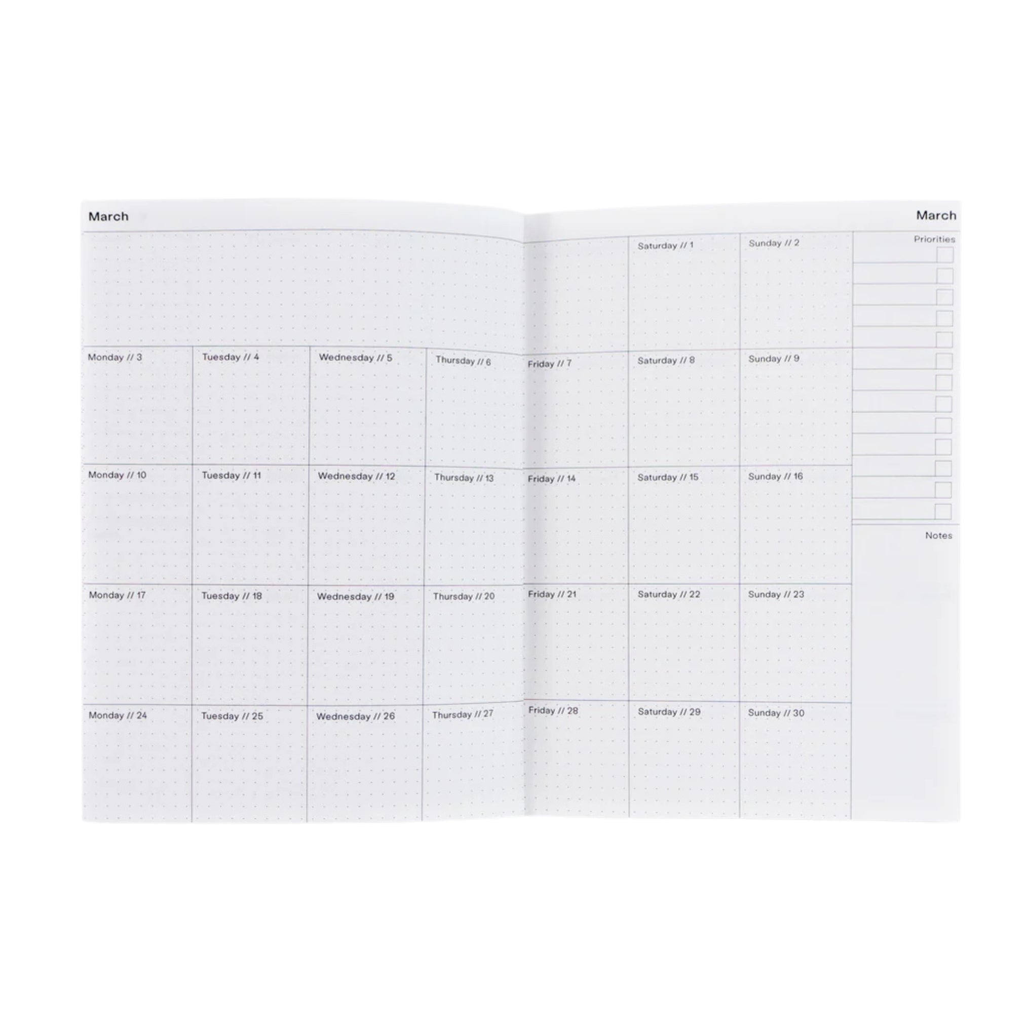 planner for weekly planner Completist