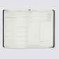 Blue 2024 weekly goal planner diary