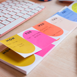 Weekly keyboard planner