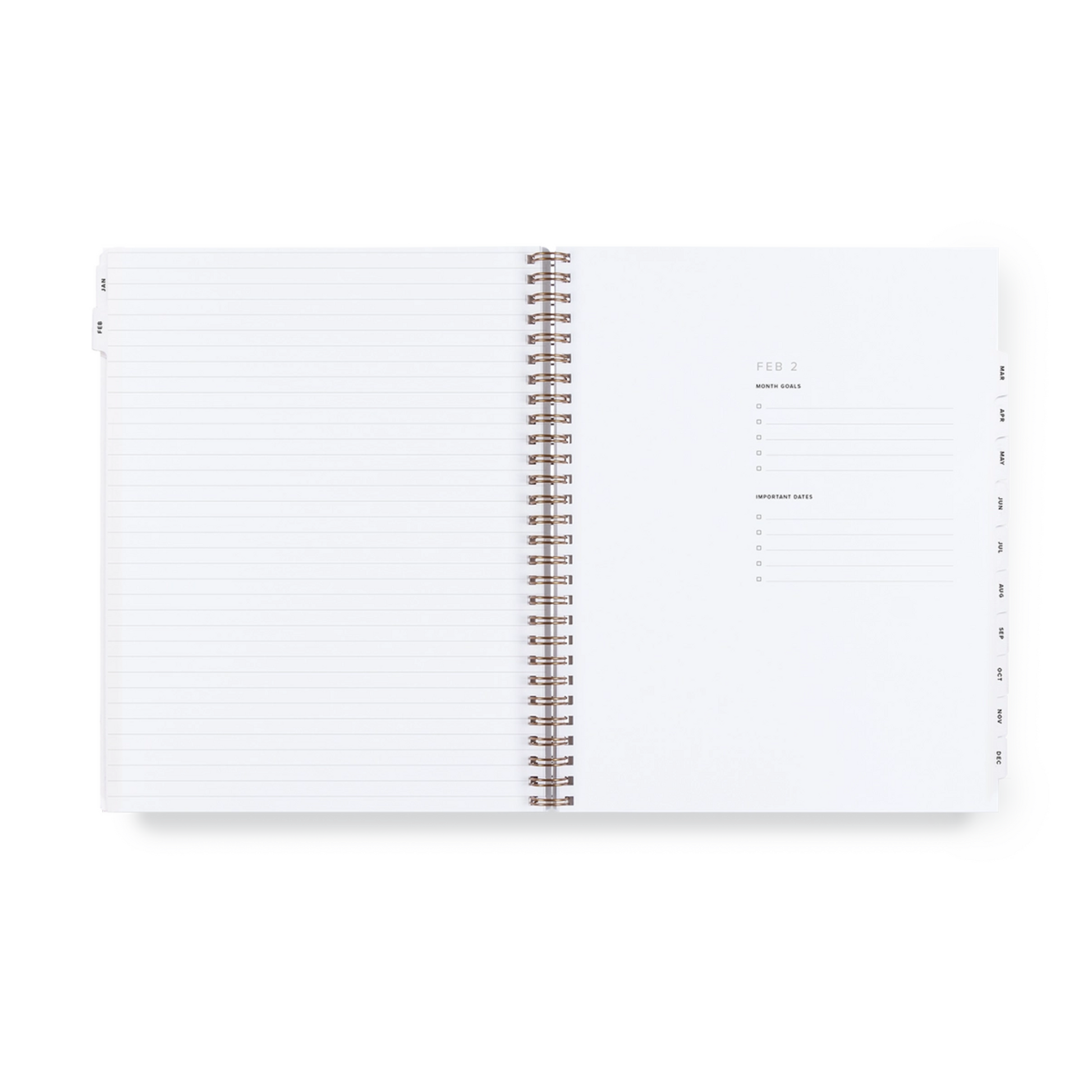 2026 Compact Task Planner - Charcoal Grey