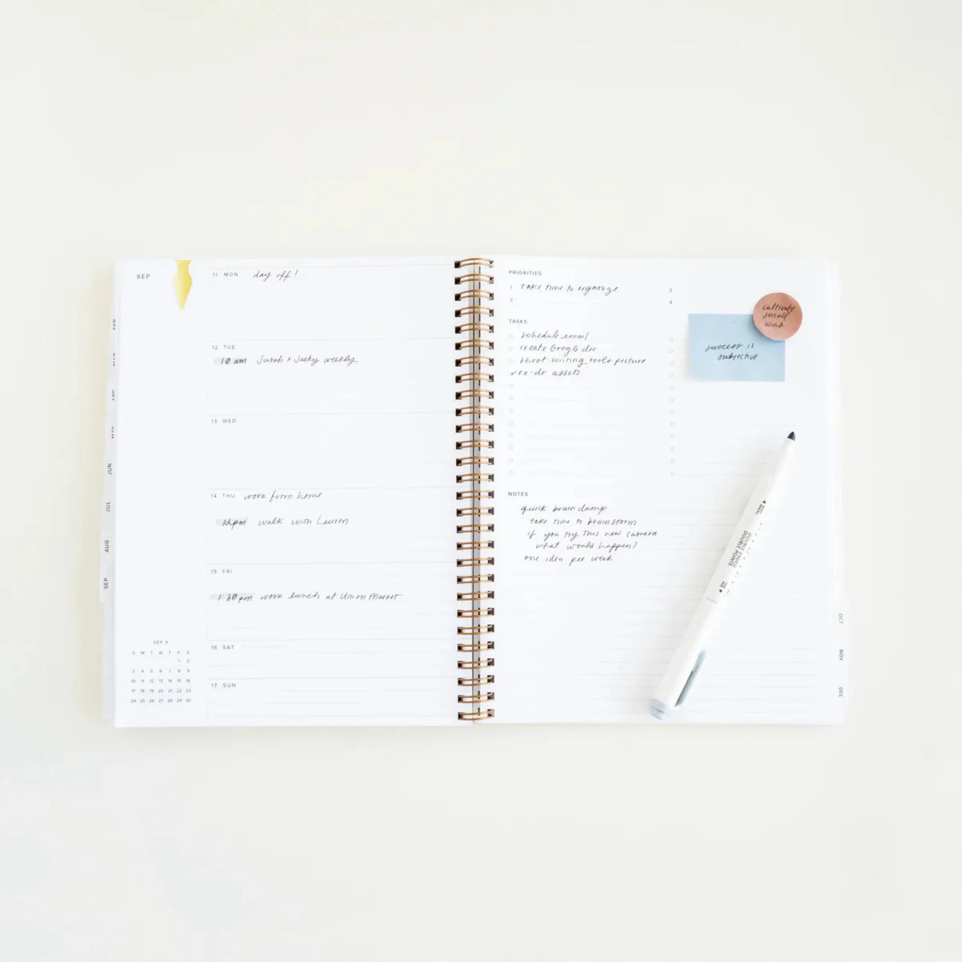 2025 Year Task Planner - Chambray Blue
