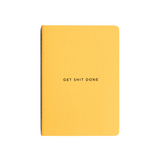 Bright yellow a6 notebook
