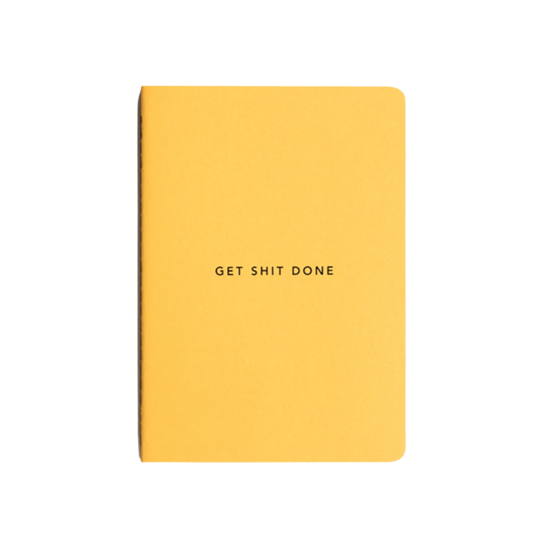 Bright yellow a6 notebook
