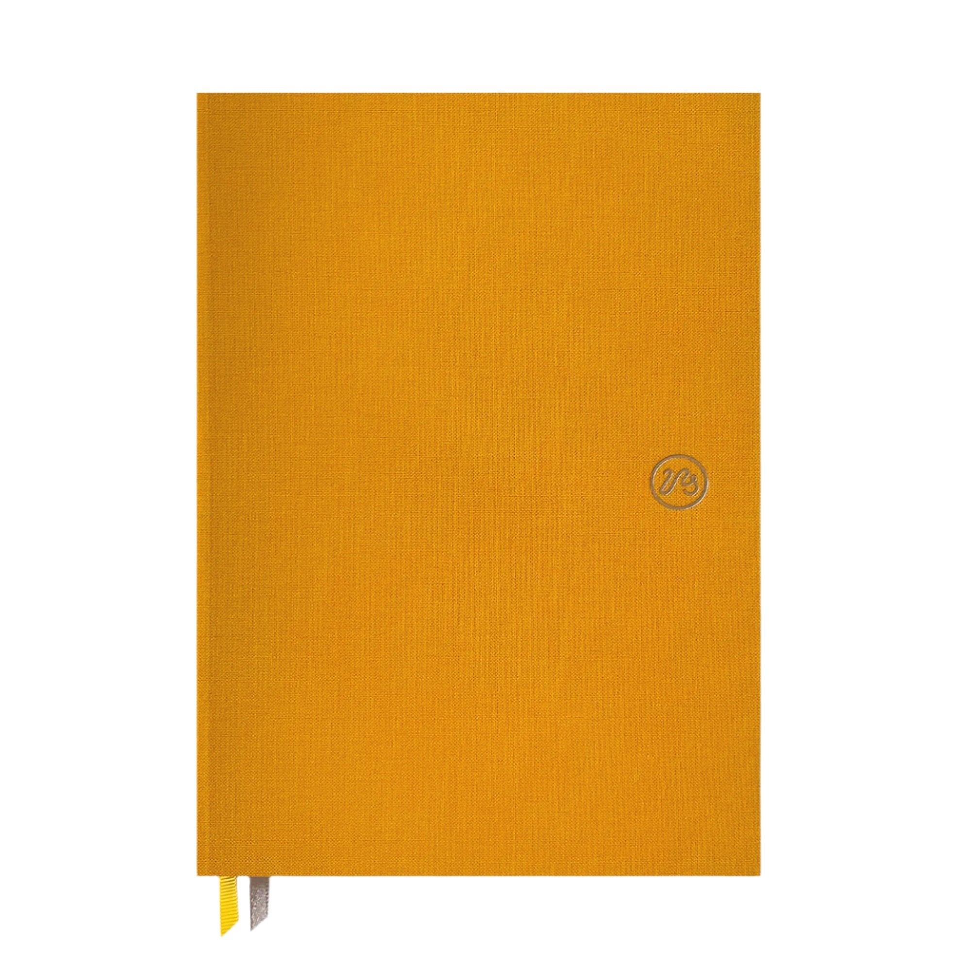 Yellow Hardback Cloth Bound Notebook