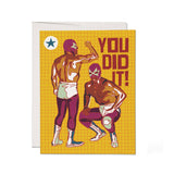 congrats you did it greetings card and envelope