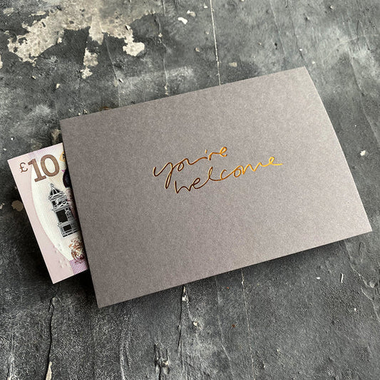 You're Welcome - Cash Card