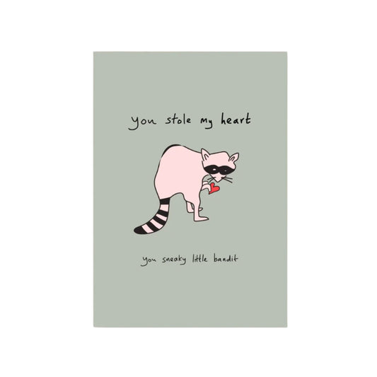 Sneaky Bandit Stole My Heart Card