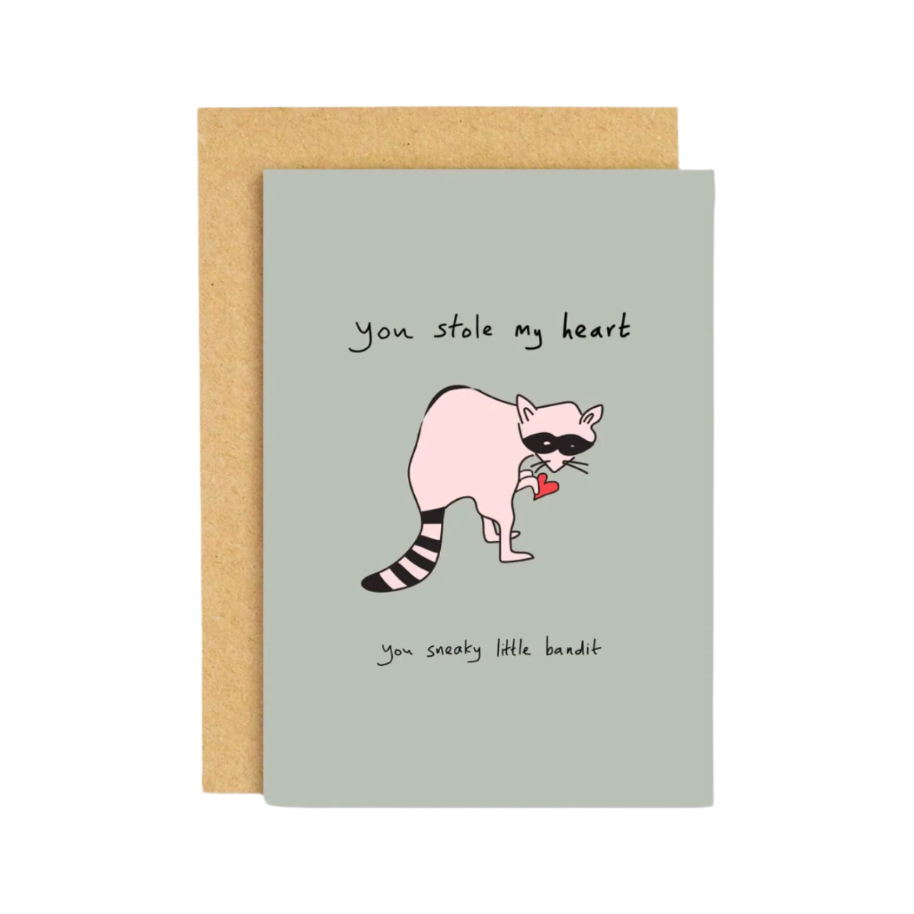 cheeky you stole my heart card