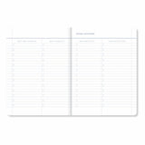 Two planner pages with columns for personal development on a white background