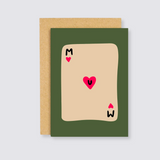 Ace of hearts mothers day card