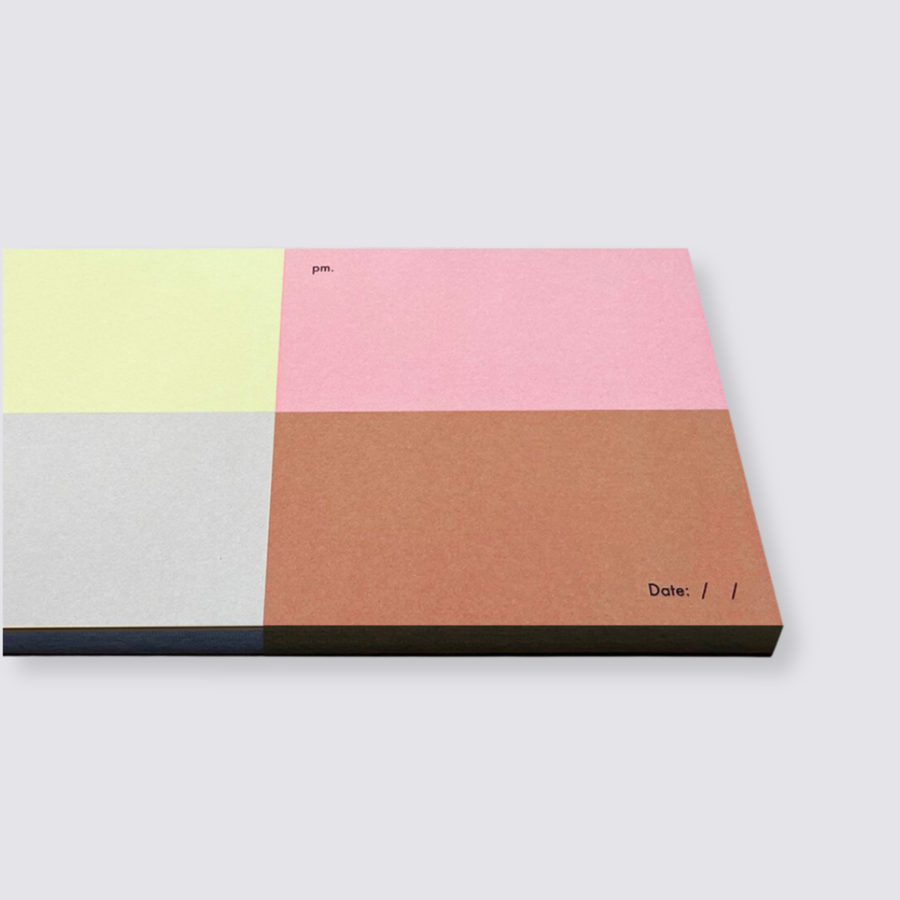 Morning and evening planner pad