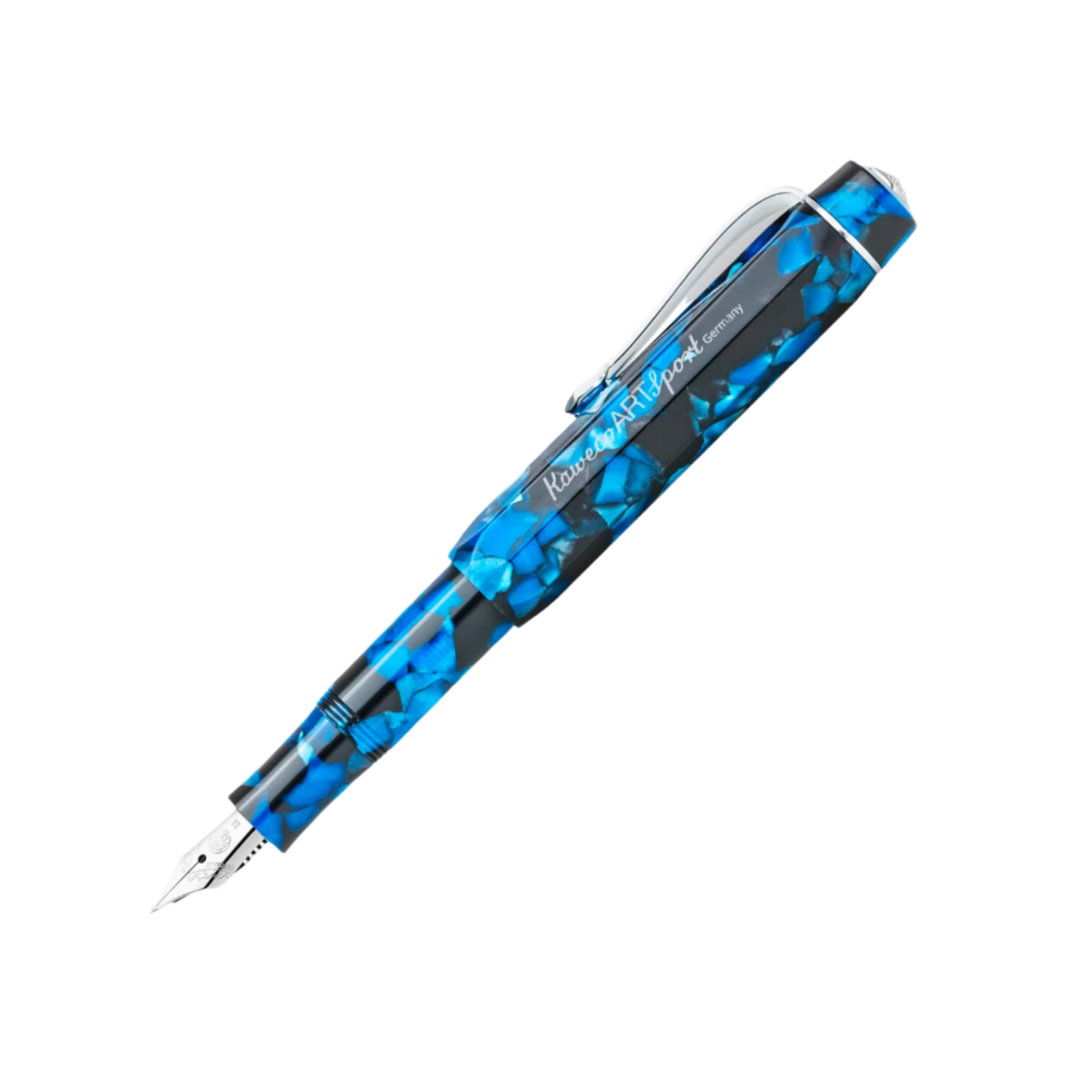 art sport kaweco pebble blue fountain pen