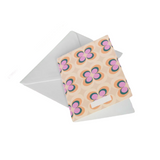 seventies butterfly greetings card