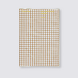 2024 beige gingham weekly diary