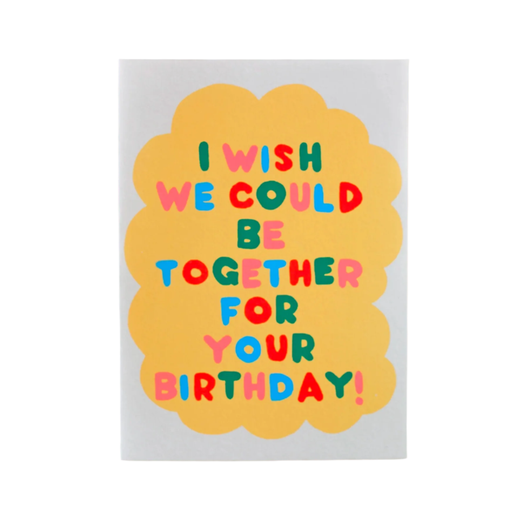 Be together birthday wish card