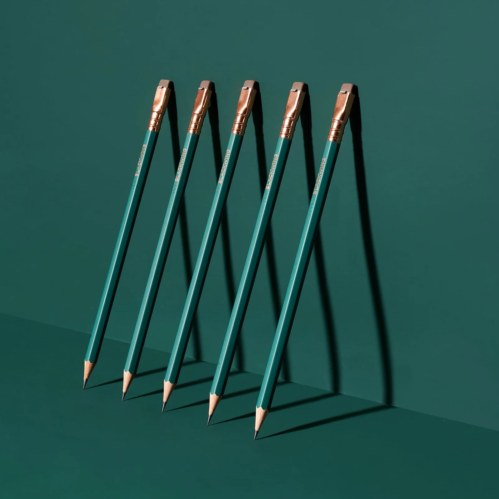 Blackwing Graphite pencils matte green pack of 12. 