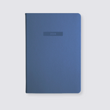 Blue weekly spread diary 2024 A5