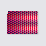 boho red wrapping paper