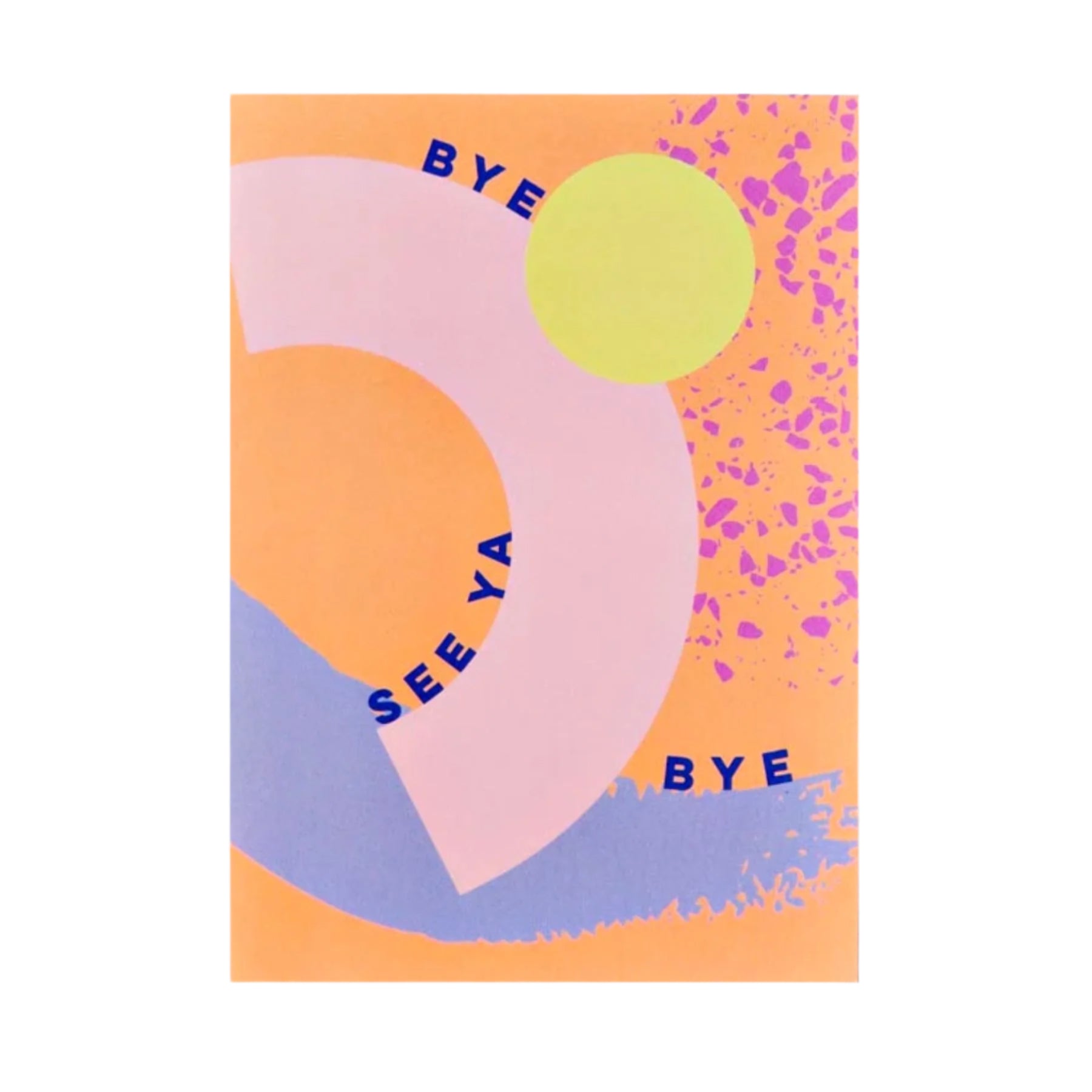 bye shapes card