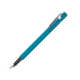 blue fountain pen paul smith caran dache fine nib