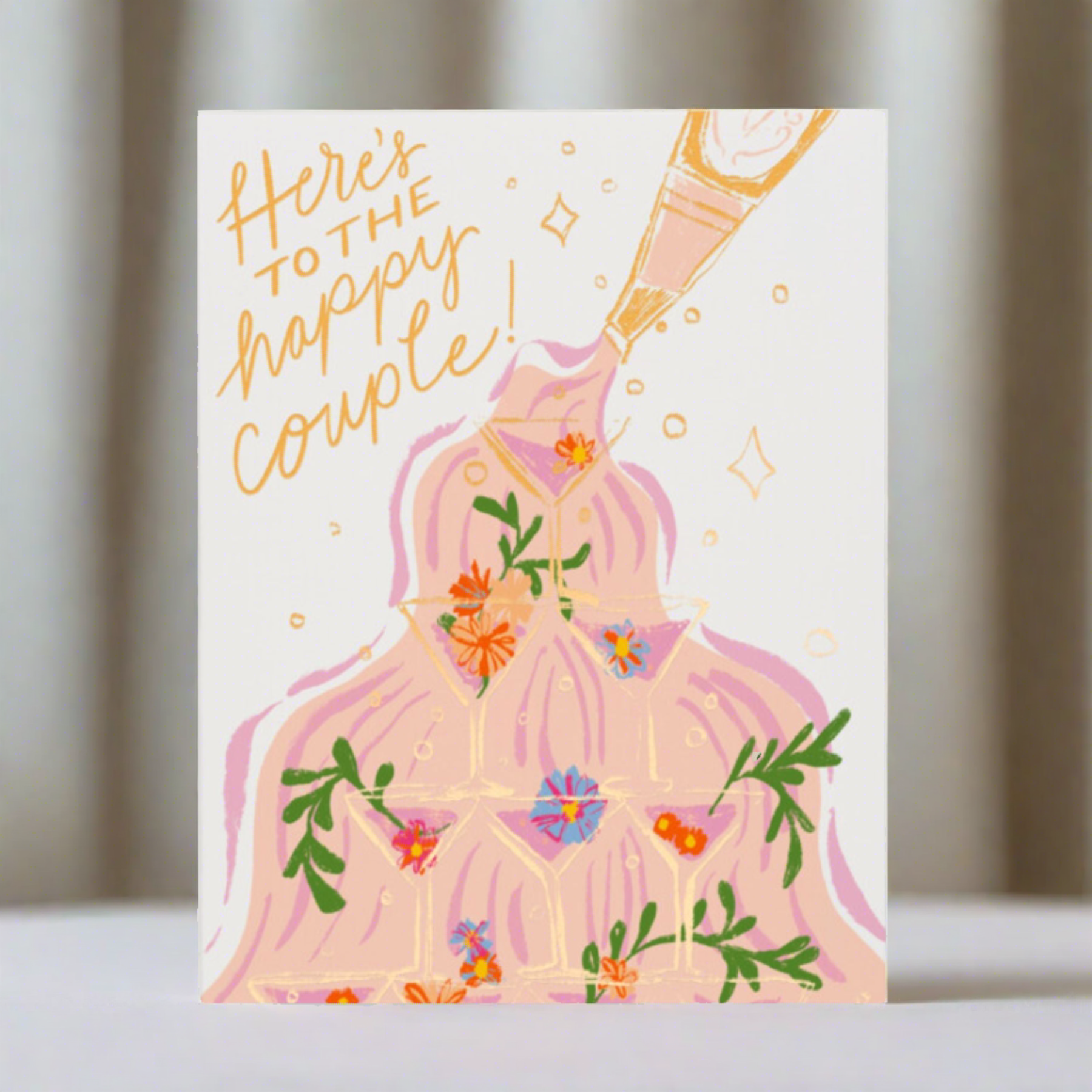 Happy Couple Greetings Card