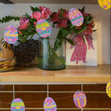 east end press easter egg garland in home
