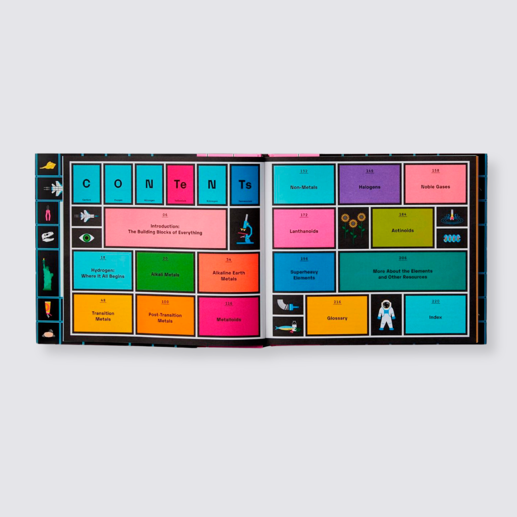 Children's illustrated chemistry book