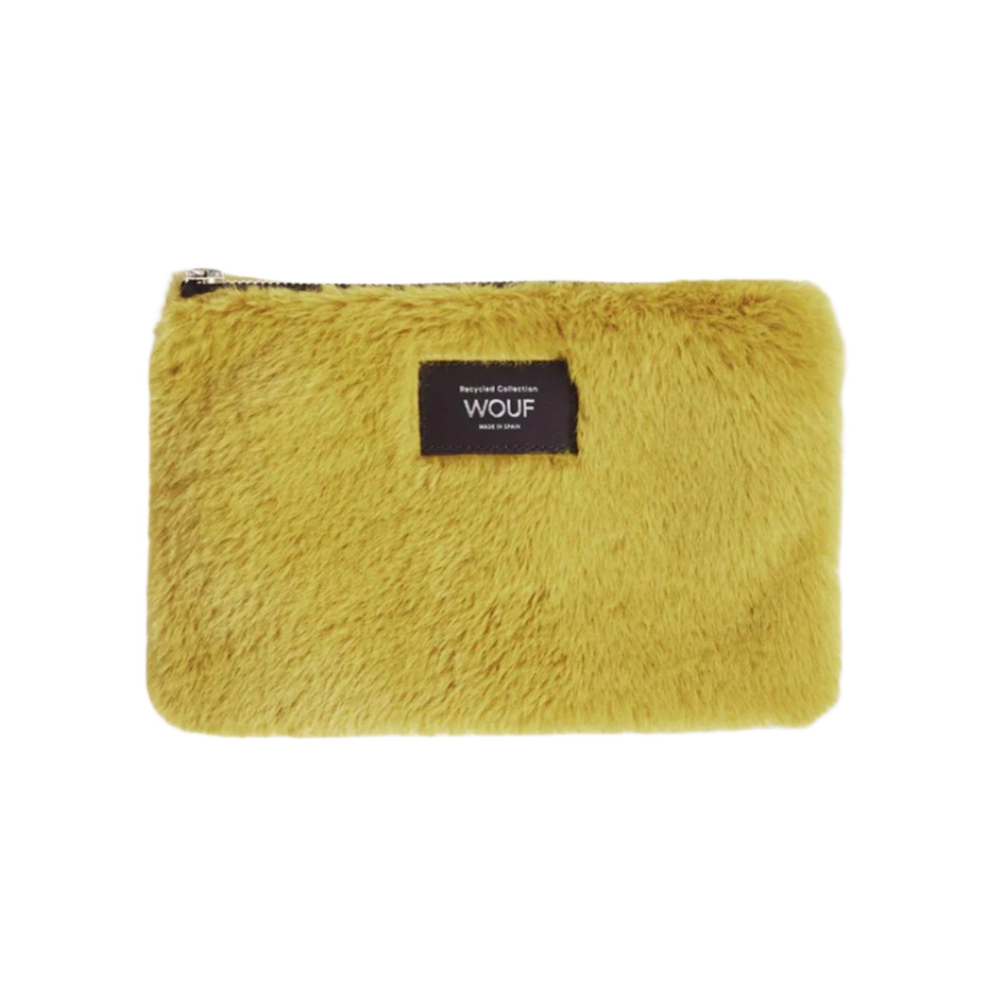Fluffy Yellow Pouch