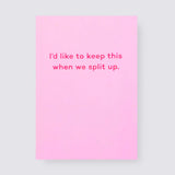 Funny valentine's card