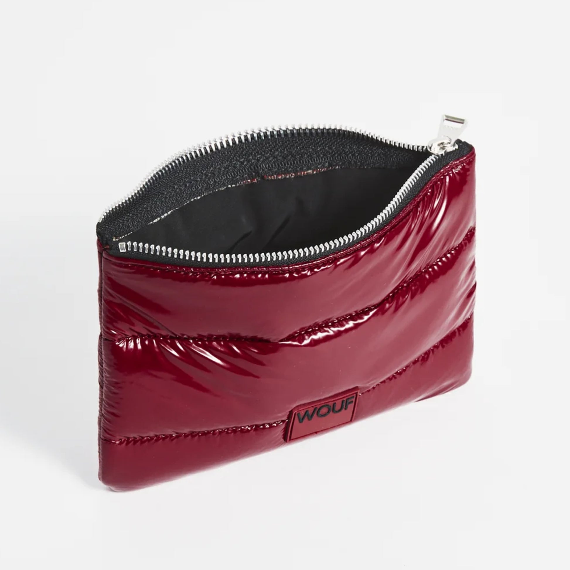 Wouf - Glossy Pouch - Burgundy