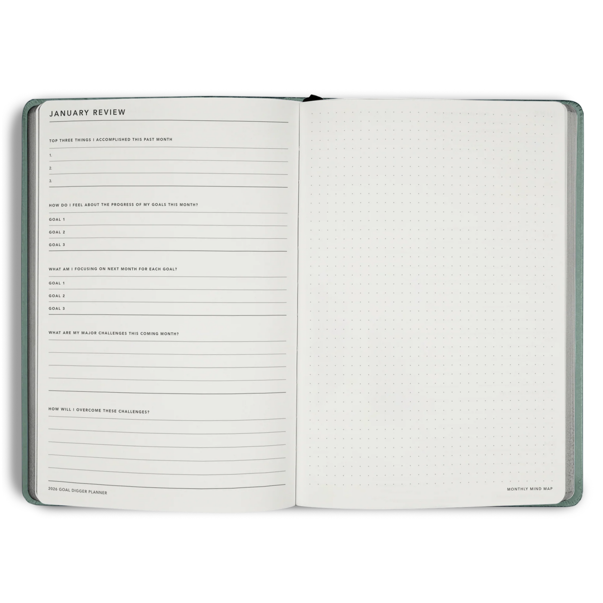 2026 Goal Digger Diary - Classic / Black