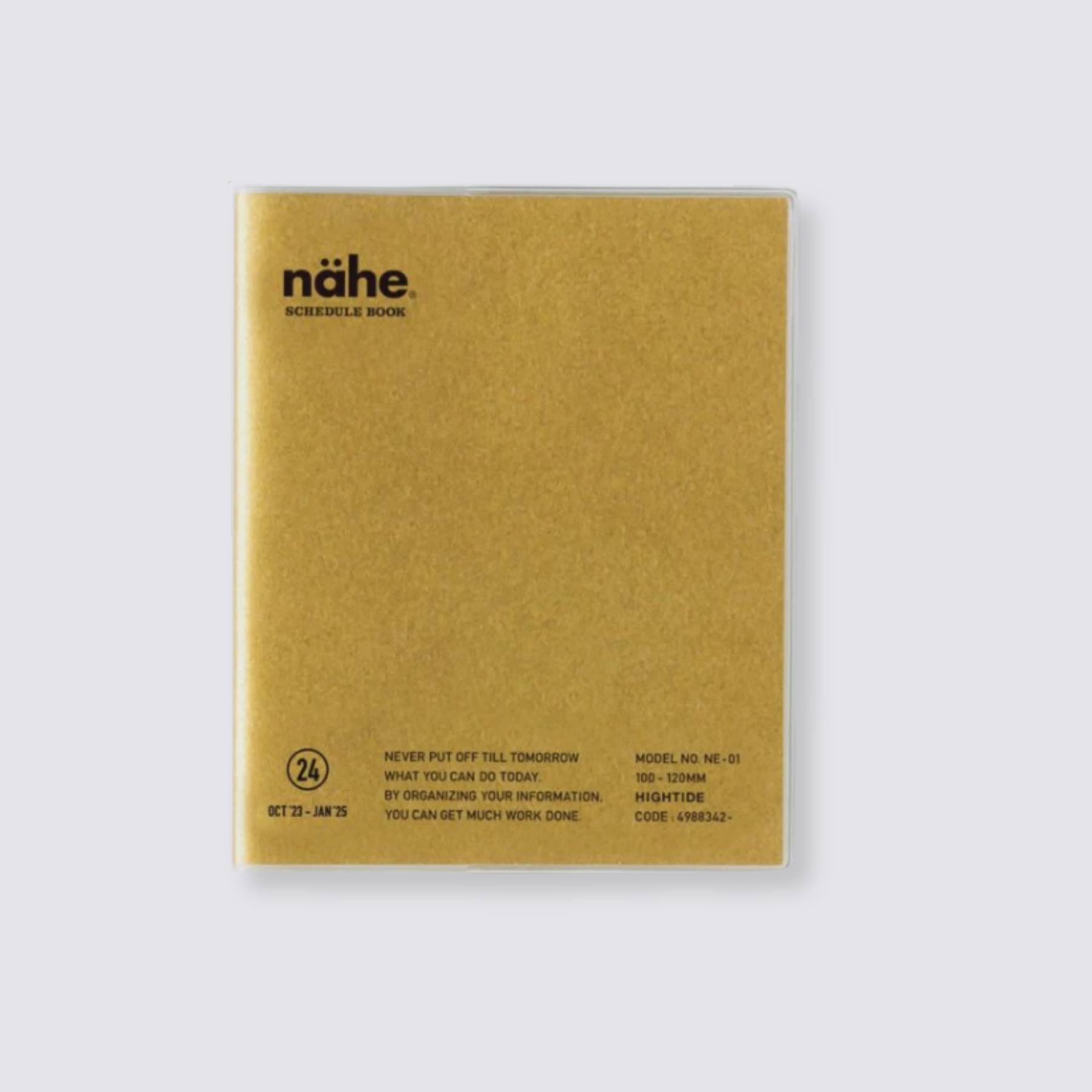 gold pocket monthly diary 2024 nahe