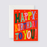 Groovy Birthday Card
