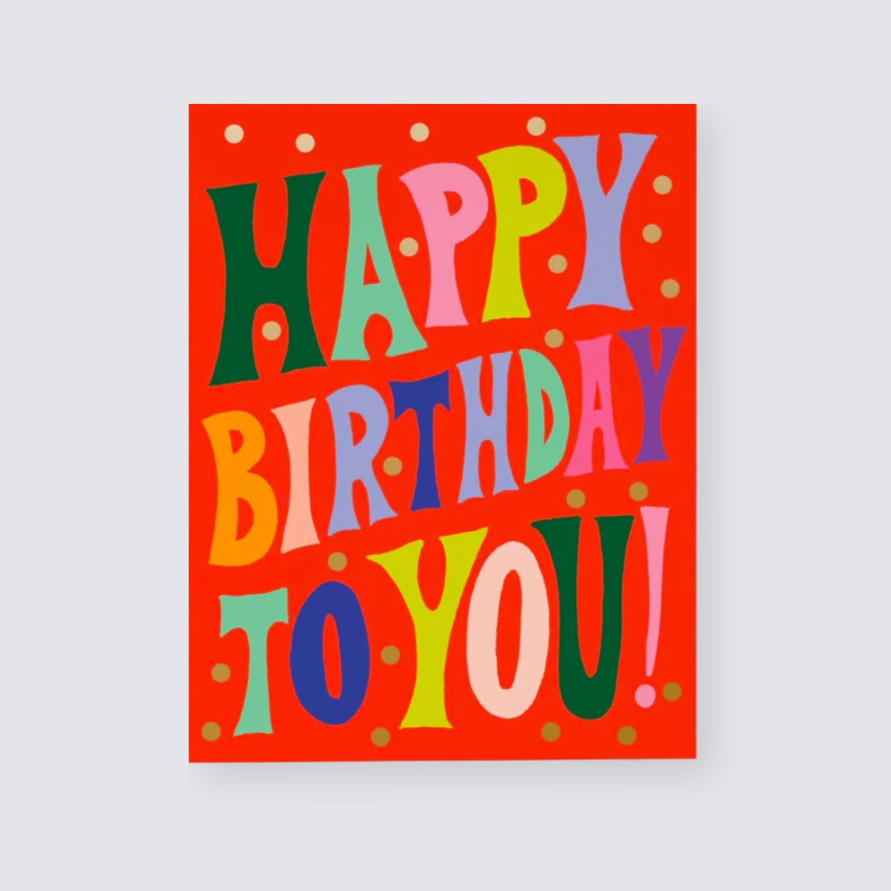 Groovy Birthday Card