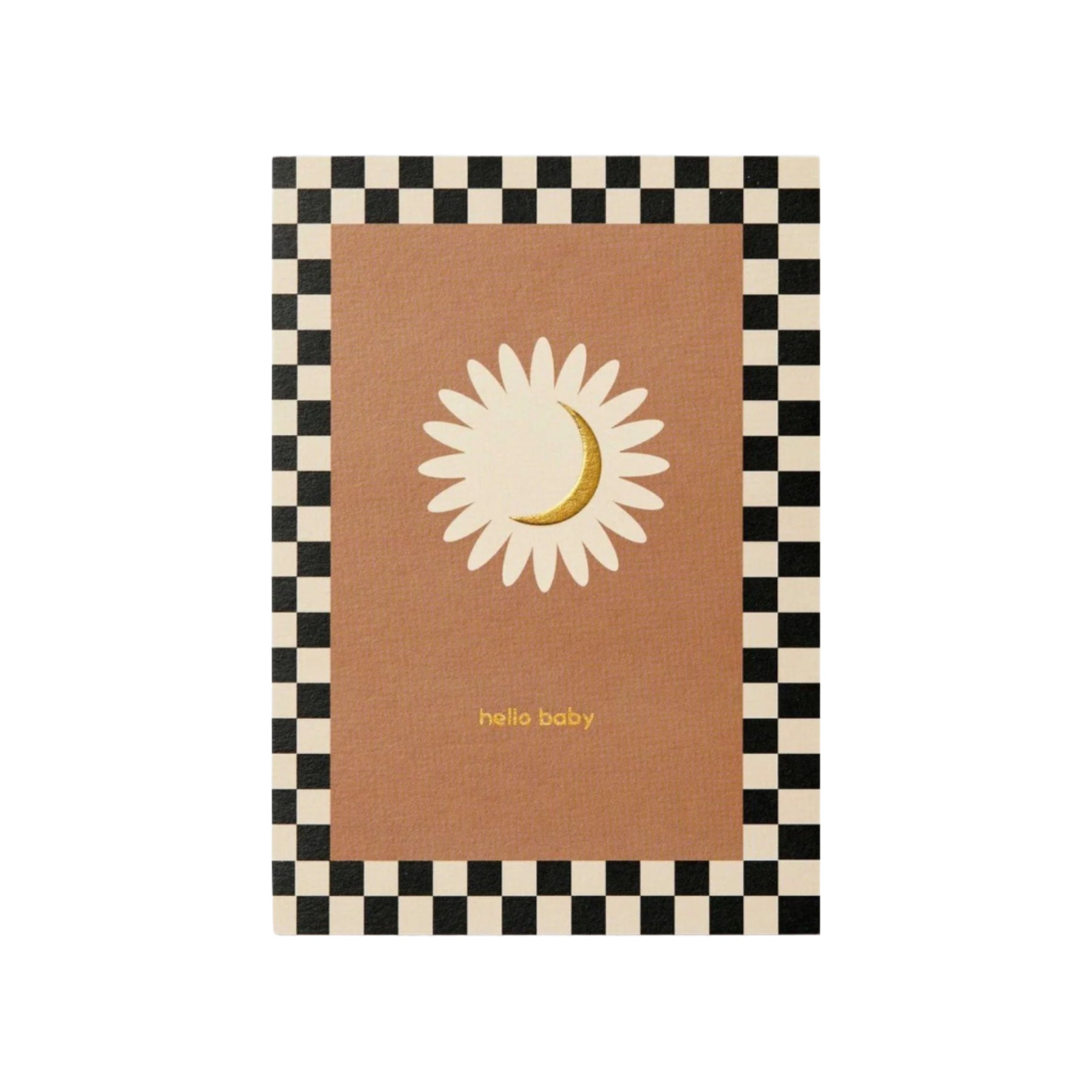 Hello Baby Moon card
