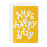 Huge Happy Bday Card