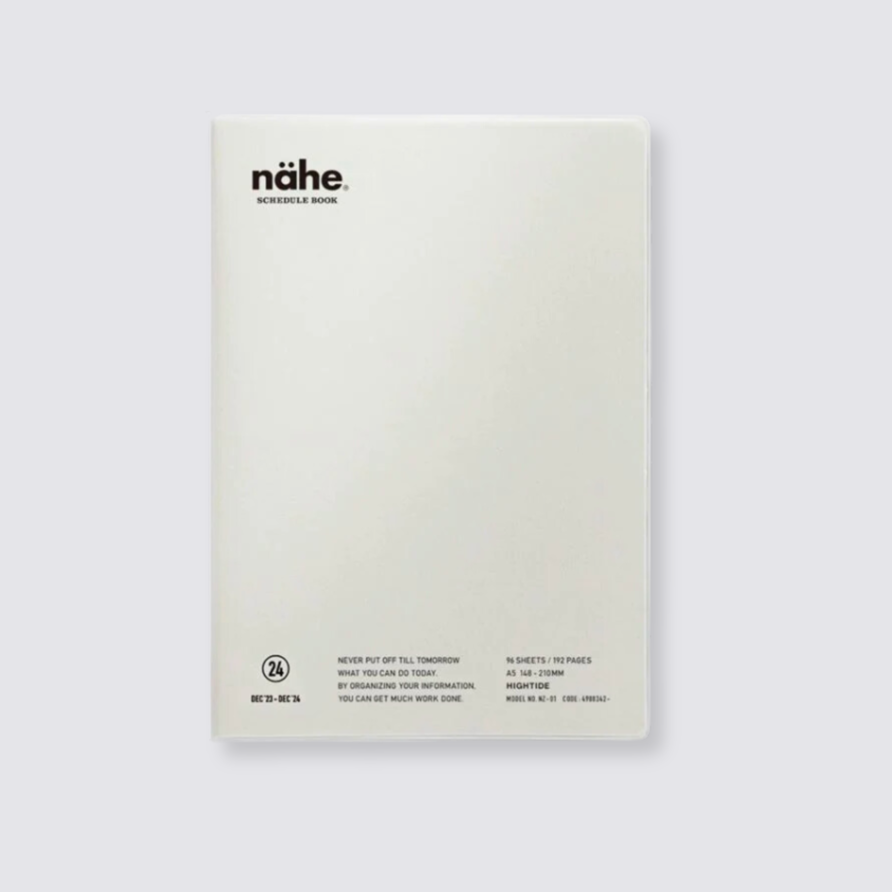 Ivory nahe weekly diary 2024
