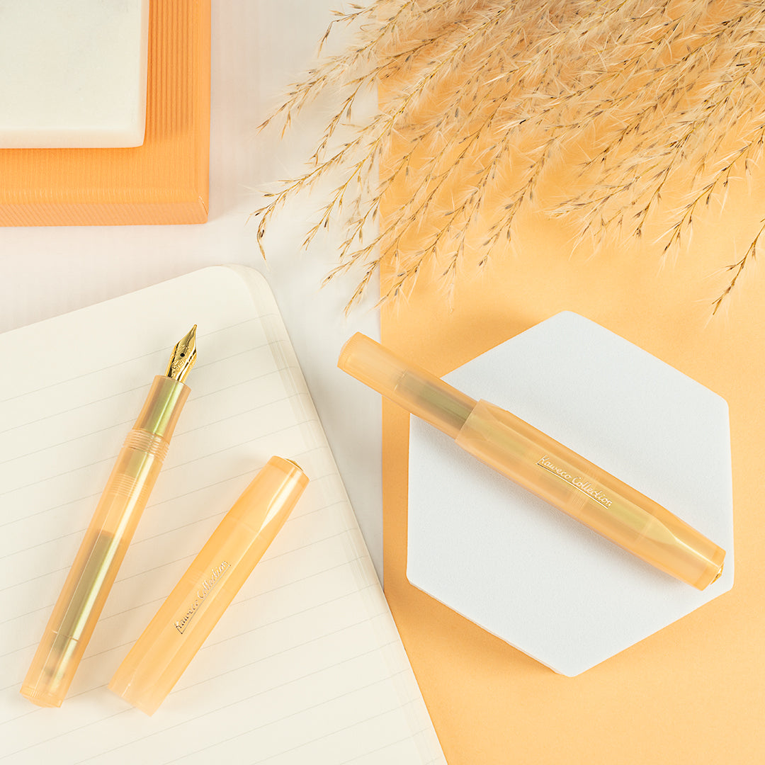 Transparent Pale Orange Pen