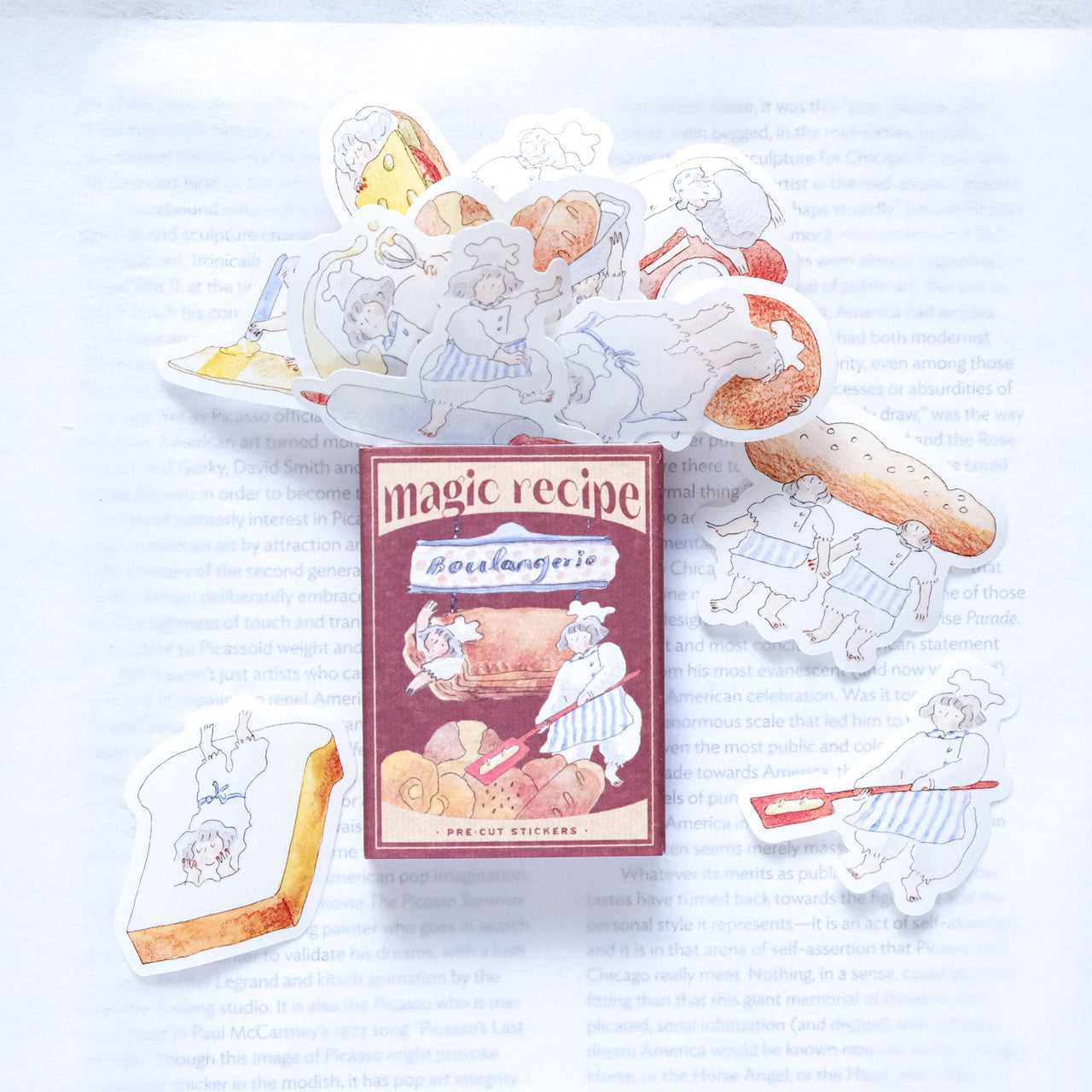 Matchbook sticker set