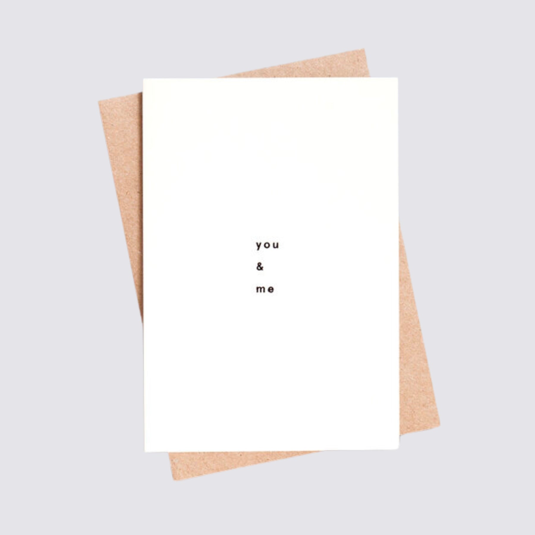 minimal valentines card