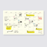 2024 Nahe Pocket Monthly Diary - Black